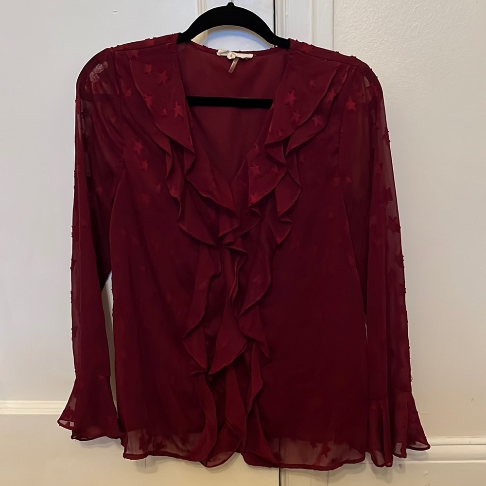 Ruffled star blouse